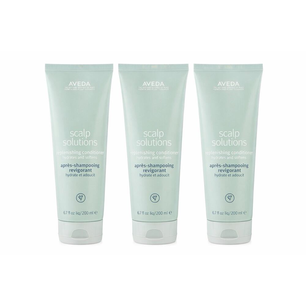 Aveda Scalp Solutions Replenishing Conditioner 6.7 oz / 200 ml x3 – New